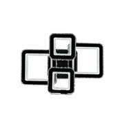 Żyrandol LED z pilotem i kryształem BLAKELY RGB 154W, 4 kwadraty, światło zimne/ciepłe/neutralne, możliwość przyciemniania, żyrandole LED z czarnego kryształu Domyślny tytuł Alessandro Design