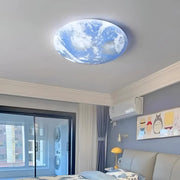Żyrandol LED EARTH 41W, średnica 30cm, światło zimne/ciepłe/neutralne, niebieskie żyrandole LED tytuł domyślny Alessandro Design