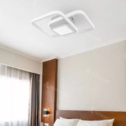 Żyrandol LED DUOFORM 21W, 3 kwadraty, światło zimne/ciepłe/neutralne, żyrandole LED z białym wykończeniem Domyślny tytuł Alessandro Design
