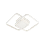 Żyrandol LED DUOFORM 21W, 3 kwadraty, światło zimne/ciepłe/neutralne, żyrandole LED z białym wykończeniem Domyślny tytuł Alessandro Design
