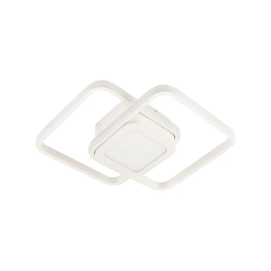 Żyrandol LED DUOFORM 21W, 3 kwadraty, światło zimne/ciepłe/neutralne, żyrandole LED z białym wykończeniem Domyślny tytuł Alessandro Design