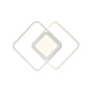 Żyrandol LED DUOFORM 21W, 3 kwadraty, światło zimne/ciepłe/neutralne, żyrandole LED z białym wykończeniem Domyślny tytuł Alessandro Design