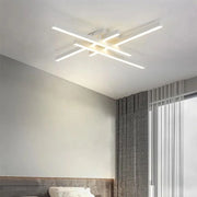 Żyrandol LED z pilotem MORA 80W, 4 elementy, liniowy, światło zimne/ciepłe/neutralne, możliwość przyciemniania, biały Żyrandol LED z pilotem Domyślny tytuł Alessandro Design