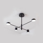 Żyrandol LED GALIOS 48W, 4 elementy, światło zimne/ciepłe/neutralne, czarne nowoczesne żyrandole Domyślny tytuł Alessandro Design