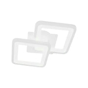 GIANI Lampa sufitowa LED 26W, 2 kwadraty, światło zimne/ciepłe/neutralne, białe