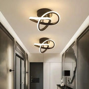 Żyrandol LED VERTEX Flow 24W, średnica 25cm, światło zimne/ciepłe/neutralne, czarne stosowane żyrandole LED Domyślny tytuł Alessandro Design