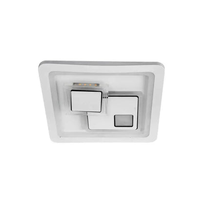 Żyrandol LED KEREN 33W, Kwadratowy, Światło zimne/ciepłe/Neutralne 3000K/4000K/6000K, Białe, Metalowe i Akrylowe Żyrandole LED Domyślny tytuł Alessandro Design