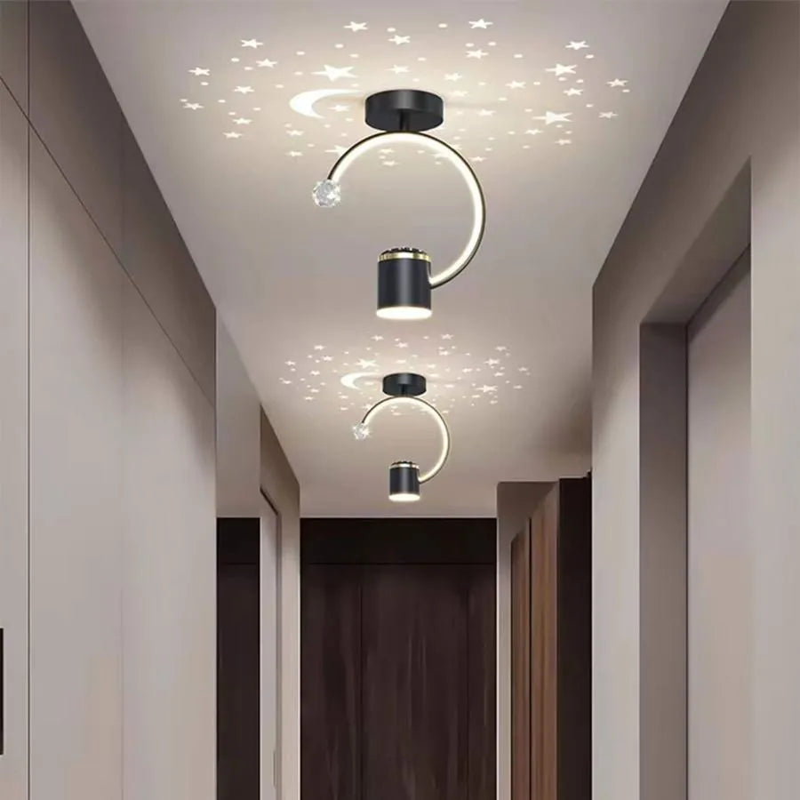 Żyrandol LED KENYA 34W, światło zimne/ciepłe/neutralne, czarny żyrandol LED Domyślny tytuł Alessandro Design