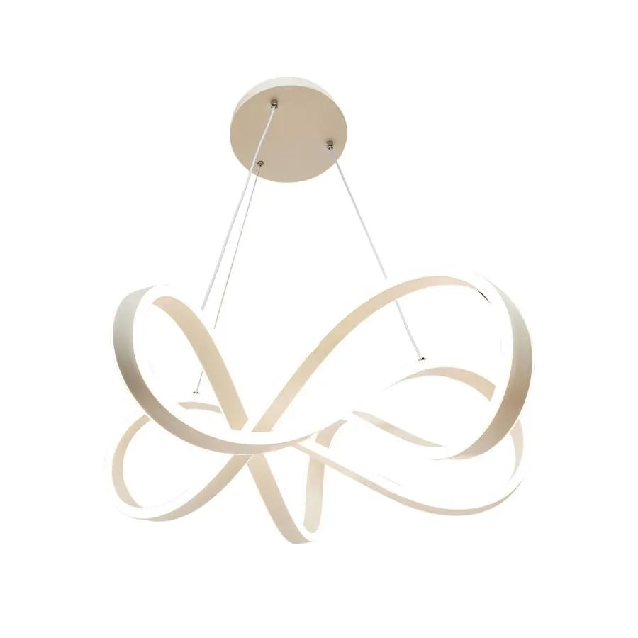 Zawieszany żyrandol LED z pilotem INFINITY HALO 69W, światło zimne/ciepłe/neutralne, możliwość przyciemniania, biały, żyrandole LED z regulacją wysokości z pilotem Domyślny tytuł Alessandro Design