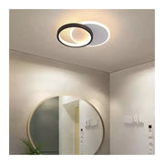 Żyrandol MARIO LED 24W, światło zimne/ciepłe/neutralne czarny biały