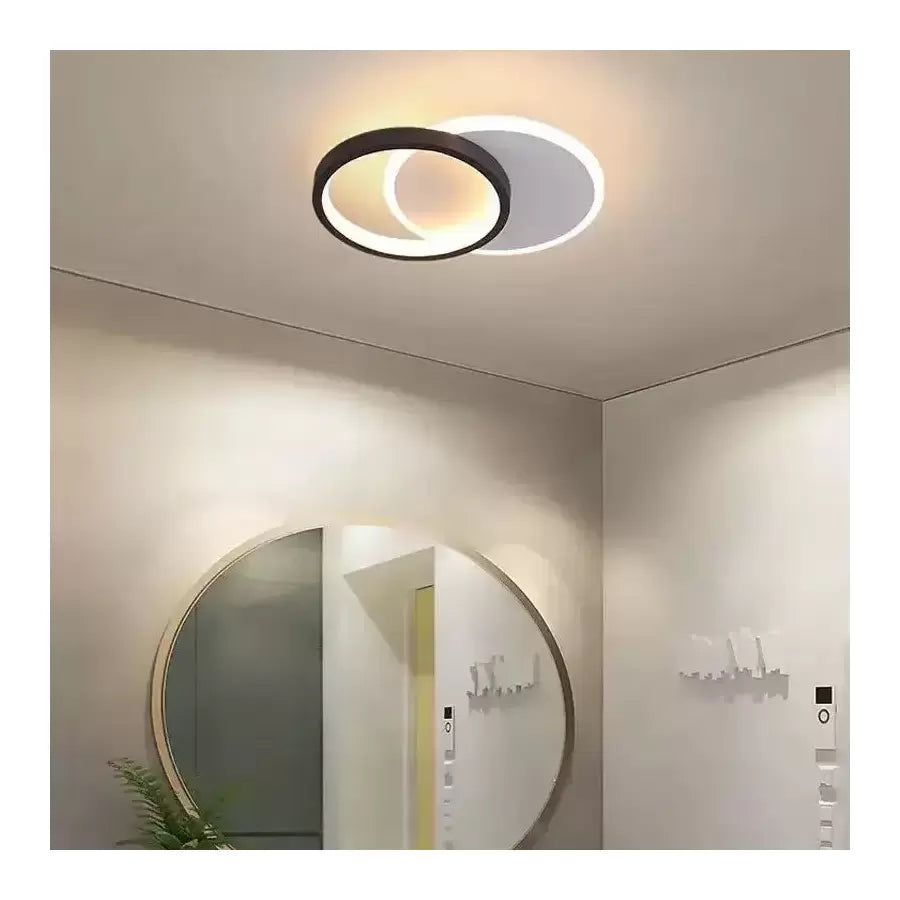 Żyrandol MARIO LED 24W, światło zimne/ciepłe/neutralne czarny biały