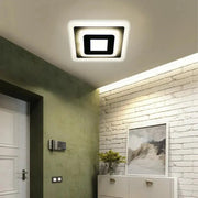 Żyrandol LED MORNIKA 14W, Średnica 25cm, Kwadrat, Światło Neutralne, Żyrandol LED Biały Domyślny Tytuł Alessandro Design