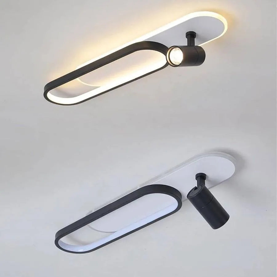 Żyrandol LED Ruby 40W Czarny Biały Żyrandol LED Domyślny tytuł Alessandro Design