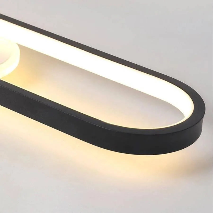 Żyrandol LED Ruby 40W Czarny Biały Żyrandol LED Domyślny tytuł Alessandro Design