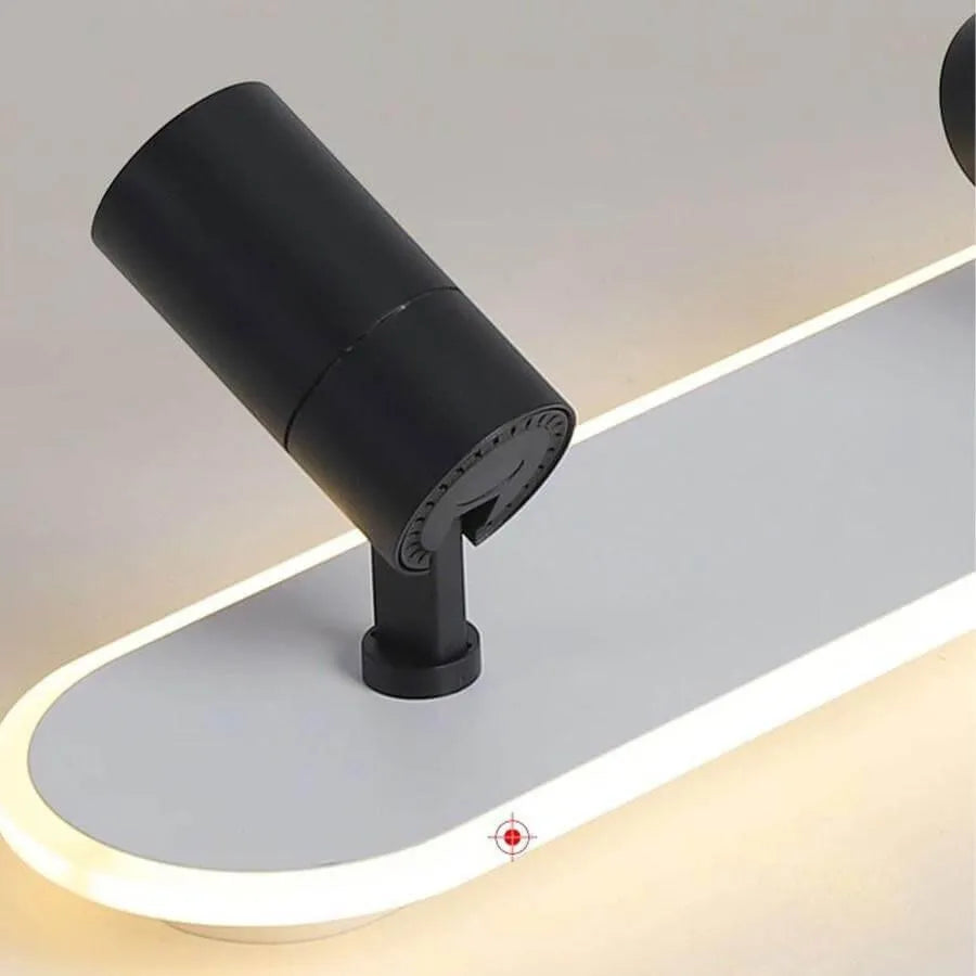 Żyrandol LED Ruby 40W Czarny Biały Żyrandol LED Domyślny tytuł Alessandro Design