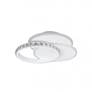 Żyrandol kryształowy LED SOFIA 24W, światło zimne/ciepłe/neutralne, żyrandol LED biały Domyślny tytuł Alessandro Design