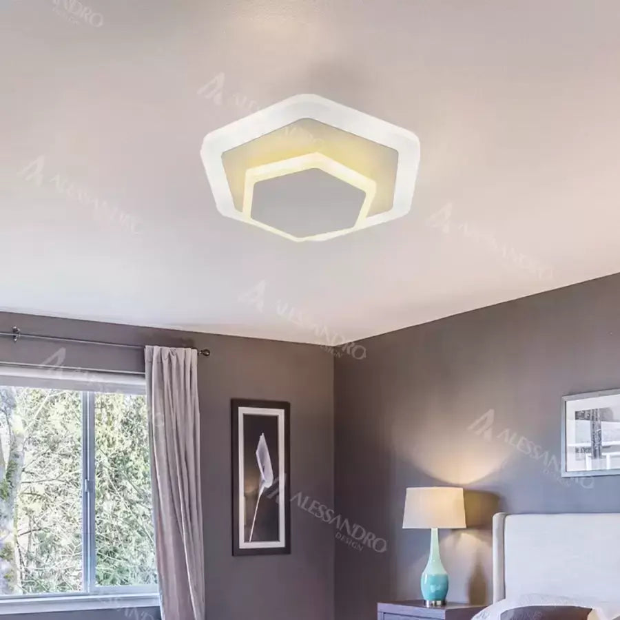 Żyrandol LED SONIA 36W, światło zimne/neutralne, białe stosowane żyrandole LED Domyślny tytuł Alessandro Design