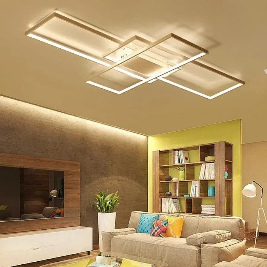 Żyrandol LED z pilotem LANDYN 78W, światło zimne/ciepłe/neutralne, możliwość przyciemniania, białe żyrandole LED z pilotem Domyślny tytuł Alessandro Design