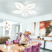 Żyrandol LED z pilotem ORCHID 66W, 5 płatków, światło zimne/ciepłe/neutralne, możliwość przyciemniania, biały żyrandol LED z pilotem Domyślny tytuł Alessandro Design