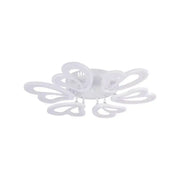 Żyrandol LED z pilotem BLOSSOM 78W, 6 płatków, średnica 60cm, światło zimne/ciepłe/neutralne, możliwość przyciemniania, biały żyrandol LED z pilotem Domyślny tytuł Alessandro Design