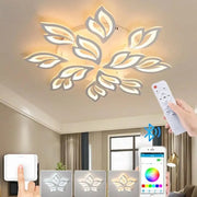 Żyrandol LED z pilotem LILY 147W, 12 elementów, światło zimne/ciepłe/neutralne, możliwość przyciemniania, biały Żyrandol LED z pilotem Domyślny tytuł Alessandro Design