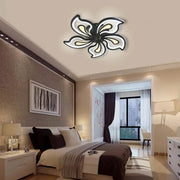 Żyrandol LED z pilotem GLORIOSA 150W, 5 płatków, światło zimne/ciepłe/neutralne, możliwość przyciemniania, czarne Żyrandole LED z pilotem Domyślny tytuł Alessandro Design