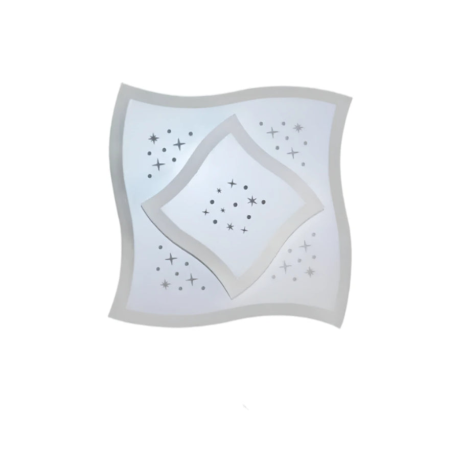 Żyrandol LED MANDI 20W, średnica 20W, światło zimne, 6000K, biały