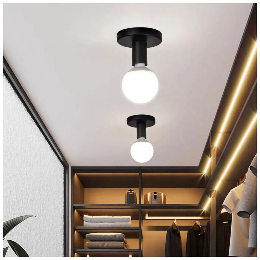 MODERNIST Żyrandol Mono 1x E27, Czarny, Nowoczesny Design Lustre Przemysłowy Domyślny Tytuł Alessandro Design