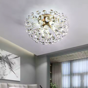 Żyrandol kryształowy MINUE, 4x G9, średnica 35cm, błyszczące złote żyrandole kryształowe Domyślny tytuł Alessandro Design