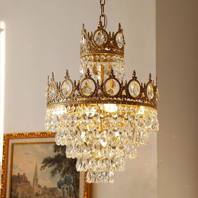 Żyrandol Kryształowy REGALITE Petito, 8XE14, średnica 45cm, Błyszczące Złoto, Regulowana Wysokość