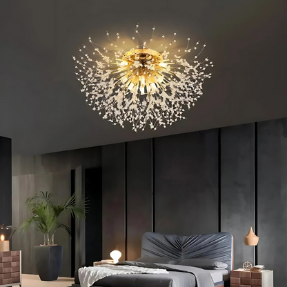 Żyrandol kryształowy RONDO Vivace, 8x G9, średnica 60cm, błyszczące złote żyrandole kryształowe Domyślny tytuł Alessandro Design