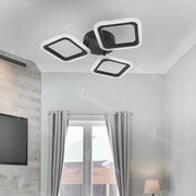 Żyrandol LED PULSARIS 40W, 3 kwadraty, światło zimne/ciepłe/neutralne, czarne żyrandole LED Domyślny tytuł Alessandro Design