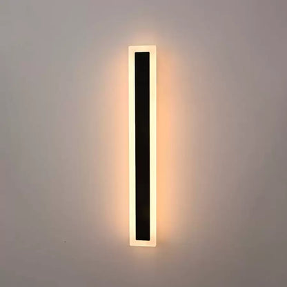 Kinkiet zewnętrzny LED Mack, długość 60 cm, 8 W, IP65, metal, liniowy, czarny Kinkiety zewnętrzne Domyślny tytuł Alessandro Design