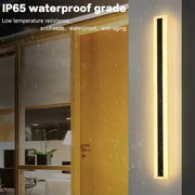 Kinkiet zewnętrzny LED Mack, długość 60 cm, 8 W, IP65, metal, liniowy, czarny Kinkiety zewnętrzne Domyślny tytuł Alessandro Design