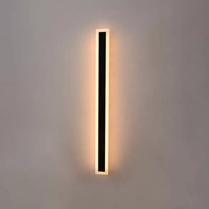 Kinkiet zewnętrzny LED Mack, długość 90 cm, 10 W, IP65, metal, liniowy, czarny Kinkiety zewnętrzne Domyślny tytuł Alessandro Design
