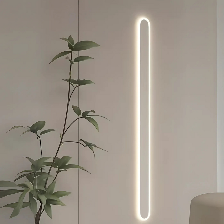 SUHA Zewnętrzny kinkiet LED, długość 60 cm, 8 W, IP65, metal, liniowy, biały kinkiety zewnętrzne Domyślny tytuł Alessandro Design