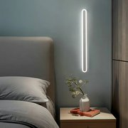 SUHA Zewnętrzny kinkiet LED, długość 60 cm, 8 W, IP65, metal, liniowy, biały kinkiety zewnętrzne Domyślny tytuł Alessandro Design