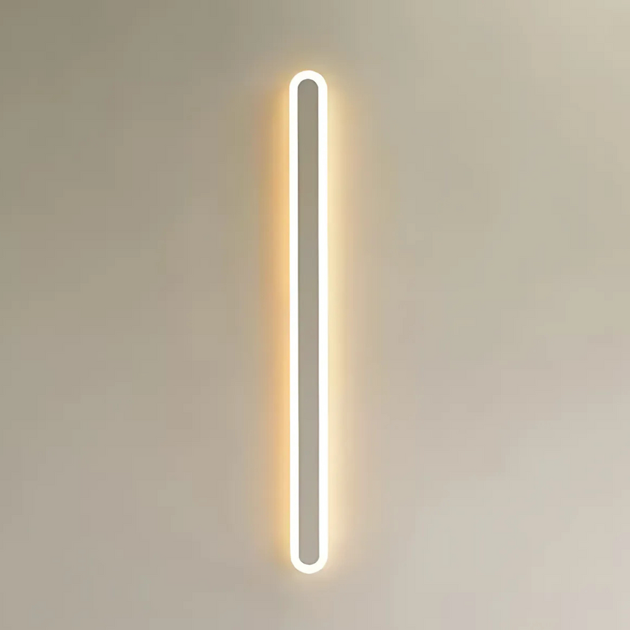 SUHA Zewnętrzny kinkiet LED, długość 60 cm, 8 W, IP65, metal, liniowy, biały kinkiety zewnętrzne Domyślny tytuł Alessandro Design