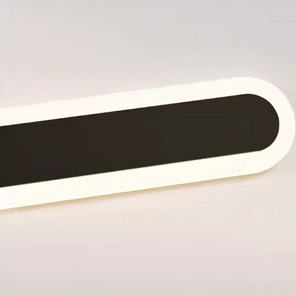 SUHA Zewnętrzny kinkiet LED, długość 70 cm, 10 W, IP65, metal, liniowy, czarny kinkiety zewnętrzne Domyślny tytuł Alessandro Design