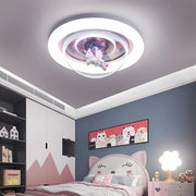 Żyrandol LED UNICORN, 60 W, 50 cm, światło zimne/ciepłe/neutralne, różowe żyrandole dla dzieci Domyślny tytuł Alessandro Design
