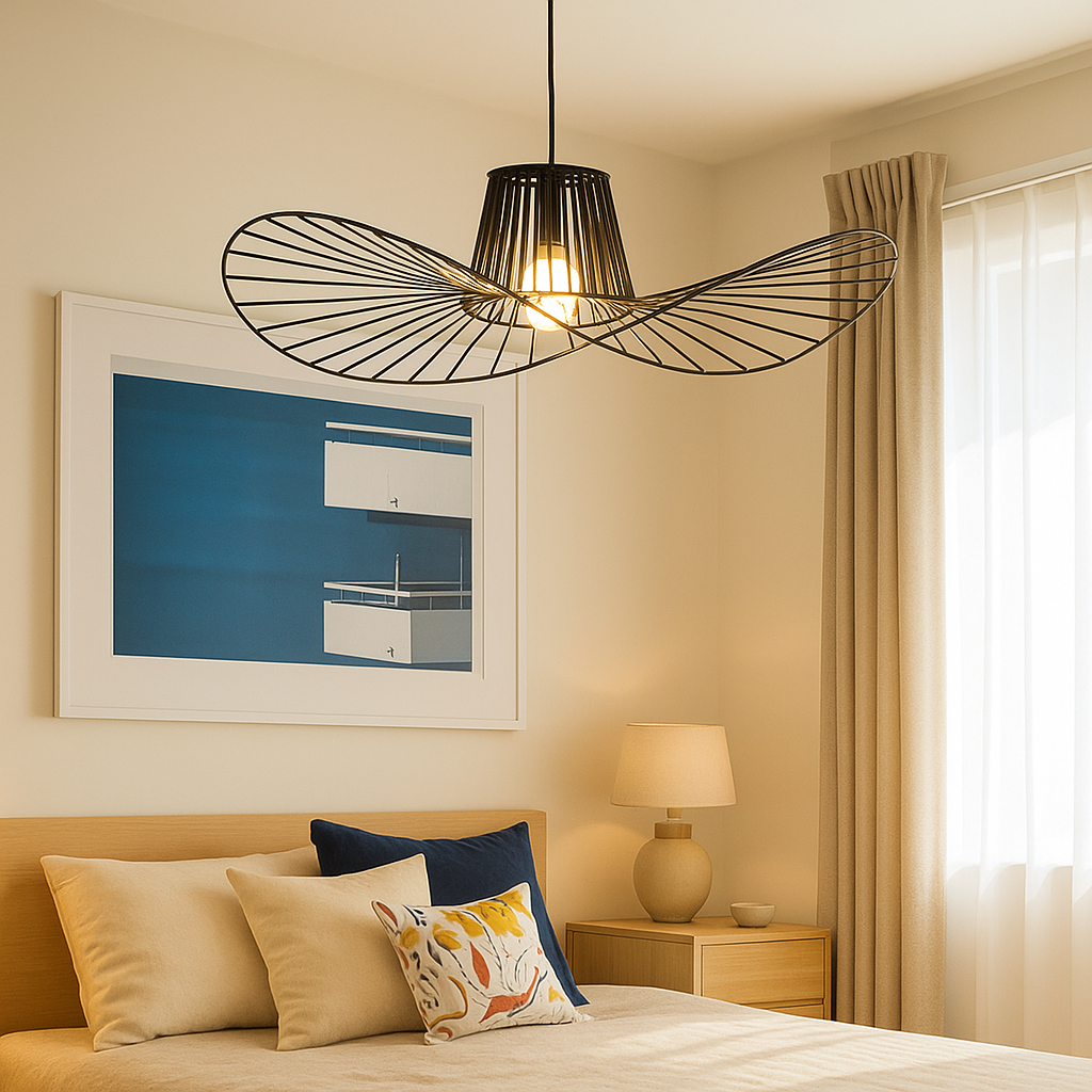 Żyrandol wiszący ELIAS 60 cm, 1x E27, metal, regulowana wysokość, czarne nowoczesne żyrandole Domyślny tytuł Alessandro Design