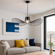 Żyrandol wiszący ELIAS 60 cm, 1x E27, metal, regulowana wysokość, czarne nowoczesne żyrandole Domyślny tytuł Alessandro Design
