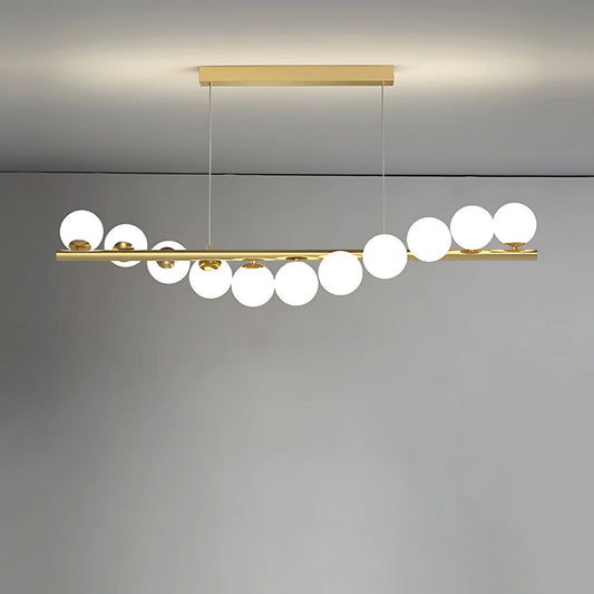 Żyrandol do przedpokoju LOFT, 11x G9, złoty biały, metal, regulowana wysokość, eleganckie nowoczesne żyrandole domyślny tytuł Alessandro Design