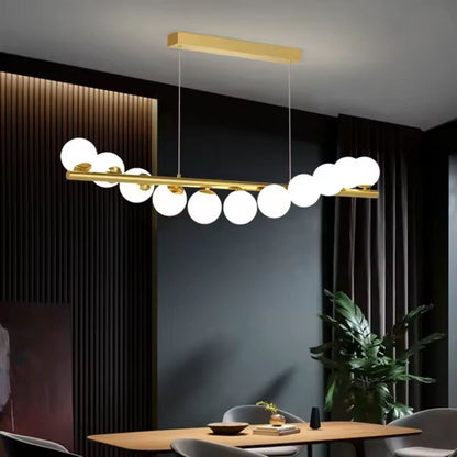 Żyrandol do przedpokoju LOFT, 11x G9, złoty biały, metal, regulowana wysokość, eleganckie nowoczesne żyrandole domyślny tytuł Alessandro Design