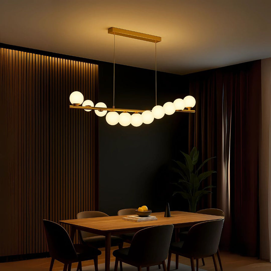 Żyrandol do przedpokoju LOFT, 11x G9, złoty biały, metal, regulowana wysokość, eleganckie nowoczesne żyrandole domyślny tytuł Alessandro Design