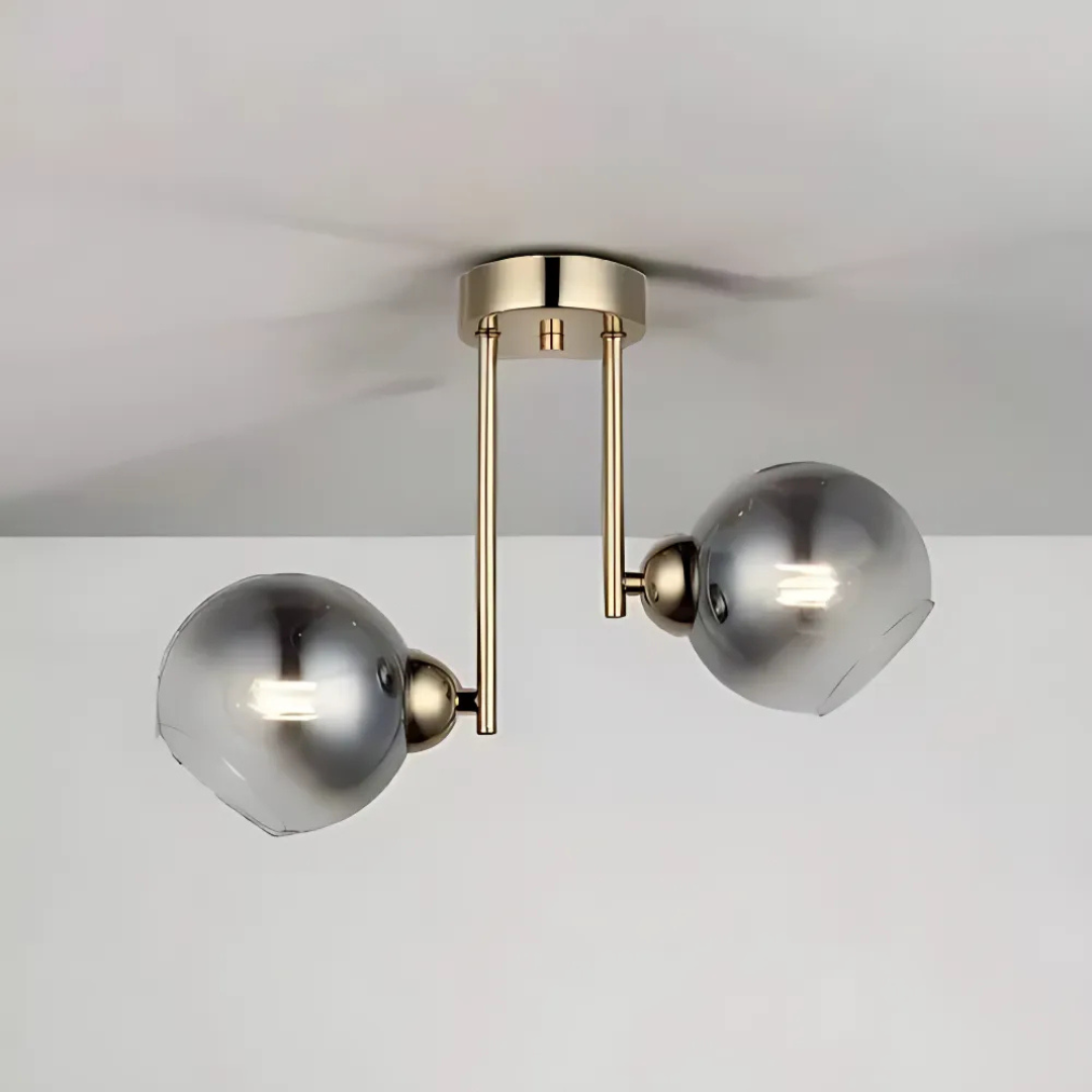 Żyrandol nowoczesny MODUS, 2x E27, złoty, metalowy Żyrandole nowoczesne Domyślny tytuł Alessandro Design