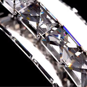 Zawieszany żyrandol LED z pilotem i kryształem PRISM ANTEA 57W, 2 koła, światło zimne/ciepłe/neutralne, możliwość przyciemniania, błyszczący chrom, regulowana wysokość Żyrandole LED z pilotem Domyślny tytuł Alessandro Design
