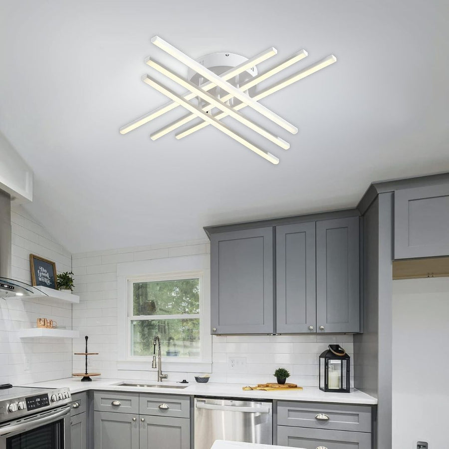 Lustra LED cu Telecomanda, GIO, 81W, Lumina Rece/Clada/Neutra, Alb Lustre LED cu Telecomanda Default Title Alessandro Design