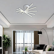 Lustra LED cu Telecomanda GIO, 90W, 5 Elemente, Lumina Rece/Clada/Neutra, Dimabila, Alb Lustre LED cu Telecomanda Default Title Alessandro Design