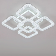 Żyrandol LED Astrid z pilotem, 134W, możliwość przyciemniania, białe żyrandole LED z pilotem Domyślny tytuł Alessandro Design